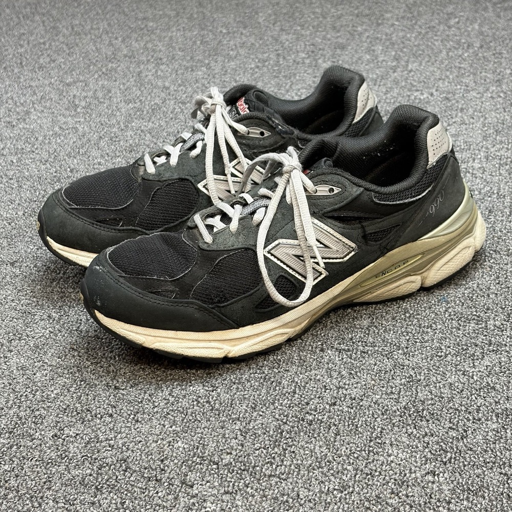 New Balance 990v3 Shoes Womens Size 10 B Black Athletic Sneakers Running W990BK3